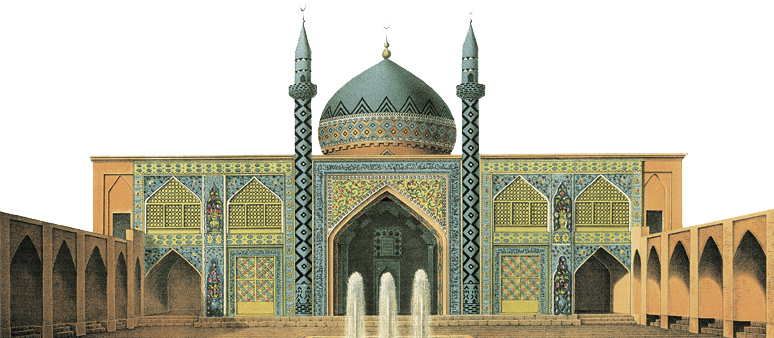 Мечеть Сардара. (Художник Дюбуа де Монпере)