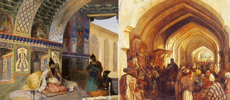 Ханский дворец. (Художник Г. Гагарин)
