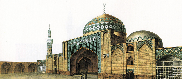 Гёй (Голубая) мечеть. (Художник Дюбуа де Монпере)